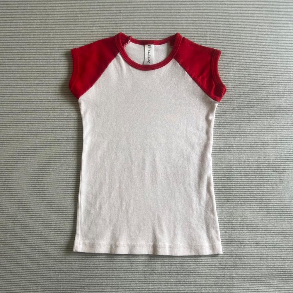 Urban Outfitters Baby Baseball Tee in White